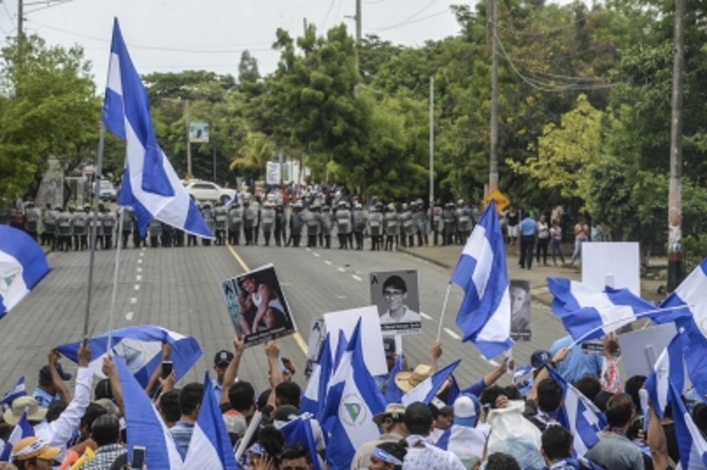 Imagen Manifestantes en Managua acusan a Daniel Ortega de 