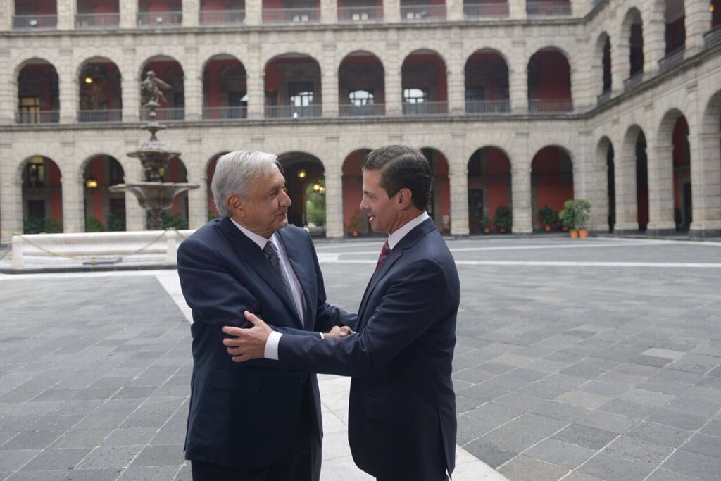 Imagen Peña Nieto reitera a AMLO disposición para una transición eficiente