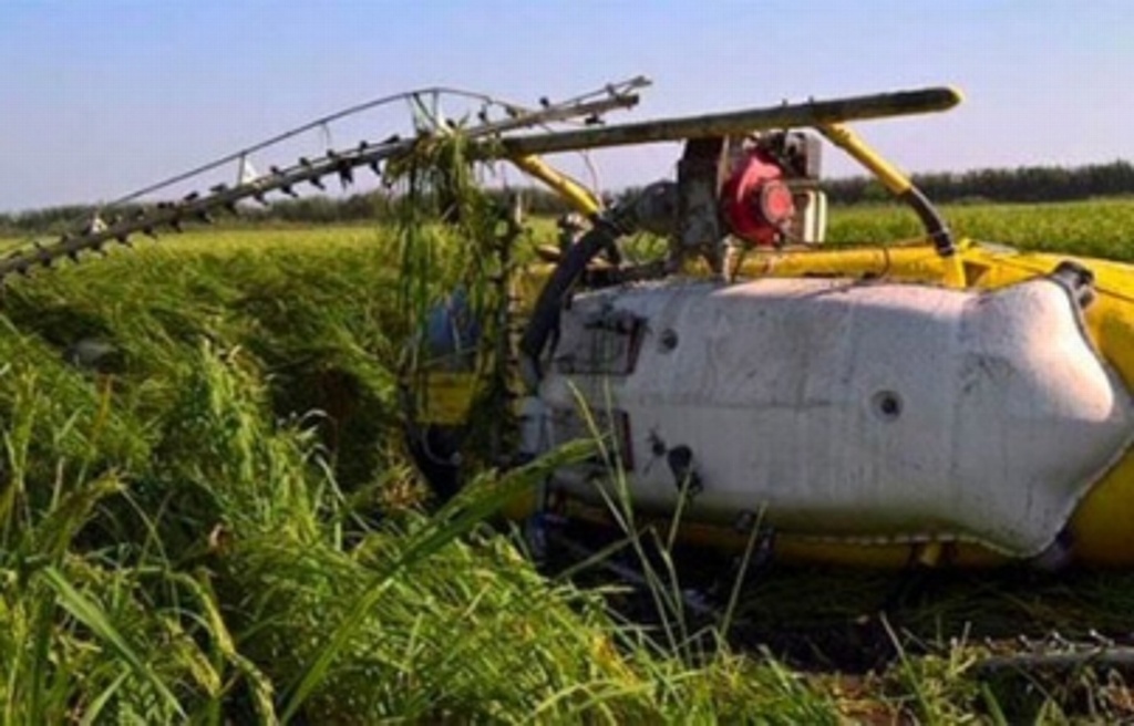 Imagen Cae helicóptero en Oaxaca; no hay lesionados