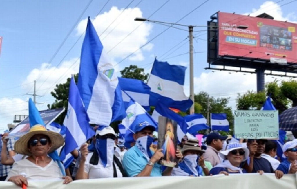 Imagen Marchas en Nicaragua exigen libertad de opositores y salida del presidente Ortega
