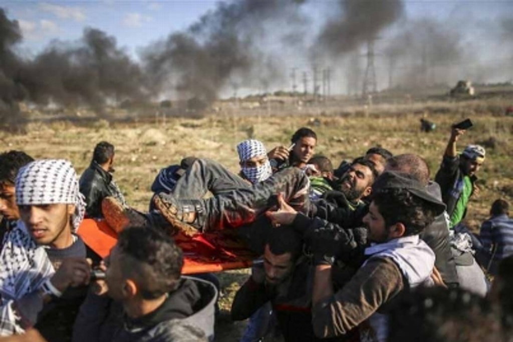 Imagen Protestas en Gaza deja 270 heridos y dos muertos 