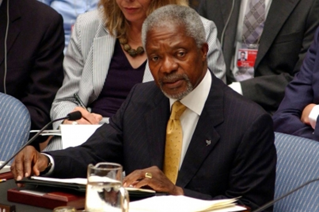 Imagen Kofi Annan fue una fuerza de guía para el bien: ONU