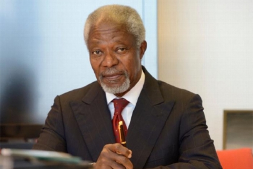 Imagen Aportaciones a la paz y derechos humanos, legado de Kofi Annan: Peña Nieto