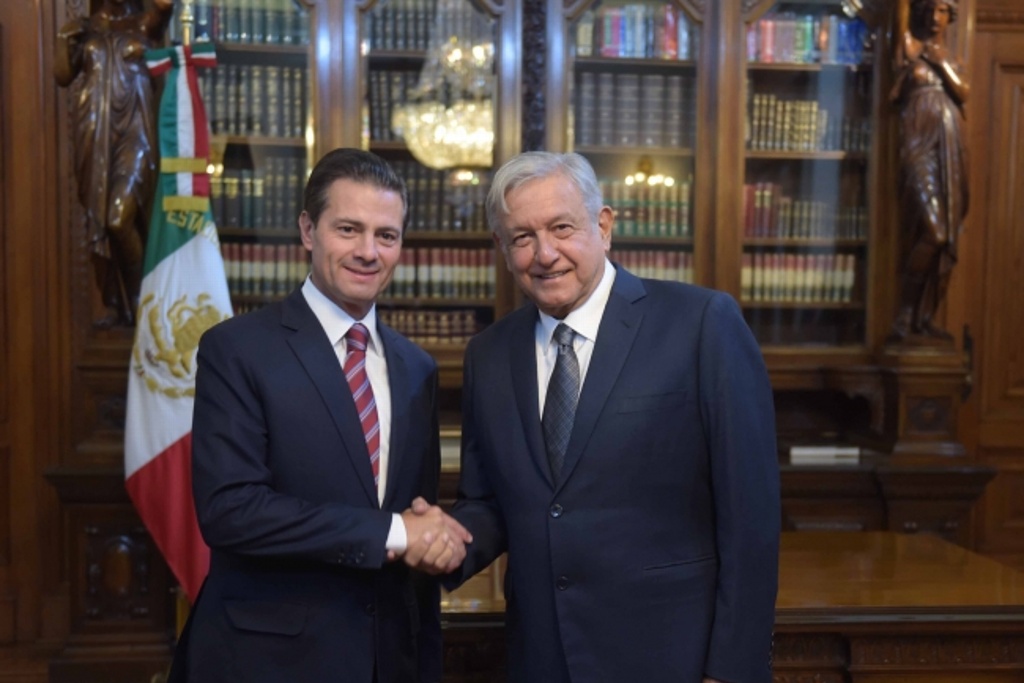 Imagen Peña Nieto y López Obrador se reúnen en Palacio Nacional 
