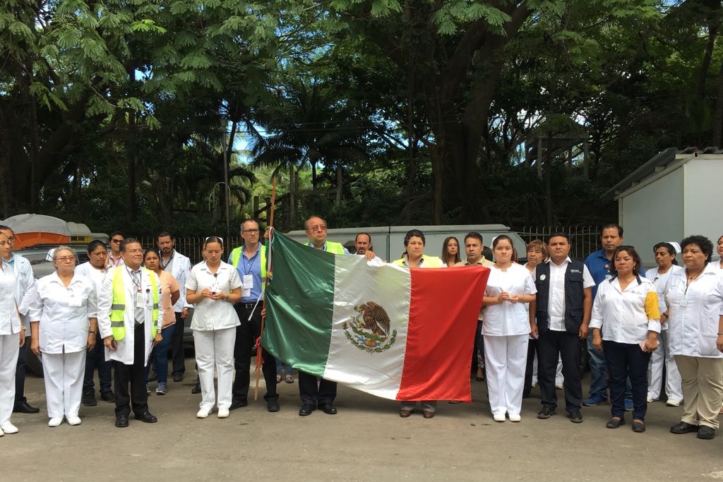 Imagen Hospital General de Veracruz realizó simulacro de evacuación