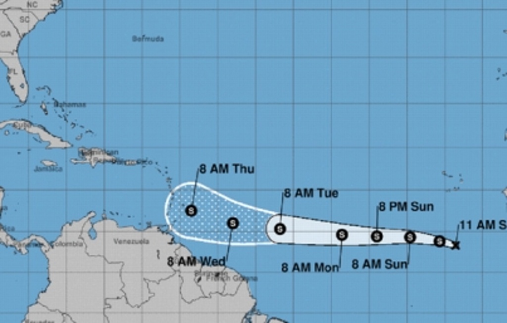 Imagen Tormenta tropical Kirk se forma en el Océano Atlántico 