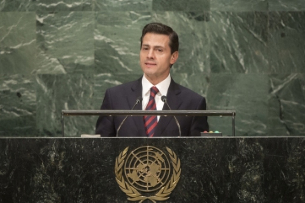 Imagen Peña Nieto participará en plenario de Asamblea General de la ONU en NY