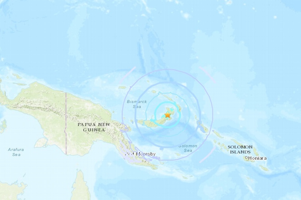 Imagen Desestiman riesgo por alerta de tsunami tras sismo en Papúa Nueva Guinea