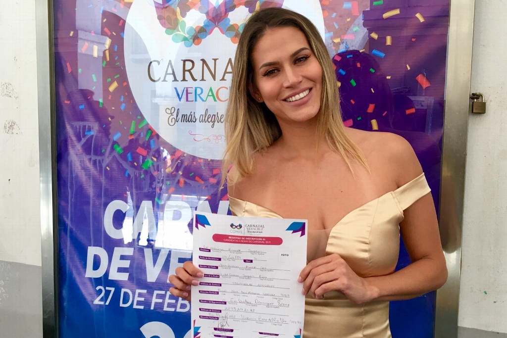 Imagen Se registra Ilse Riande como candidata a Reina del Carnaval Veracruz 2019 (+fotos y video)