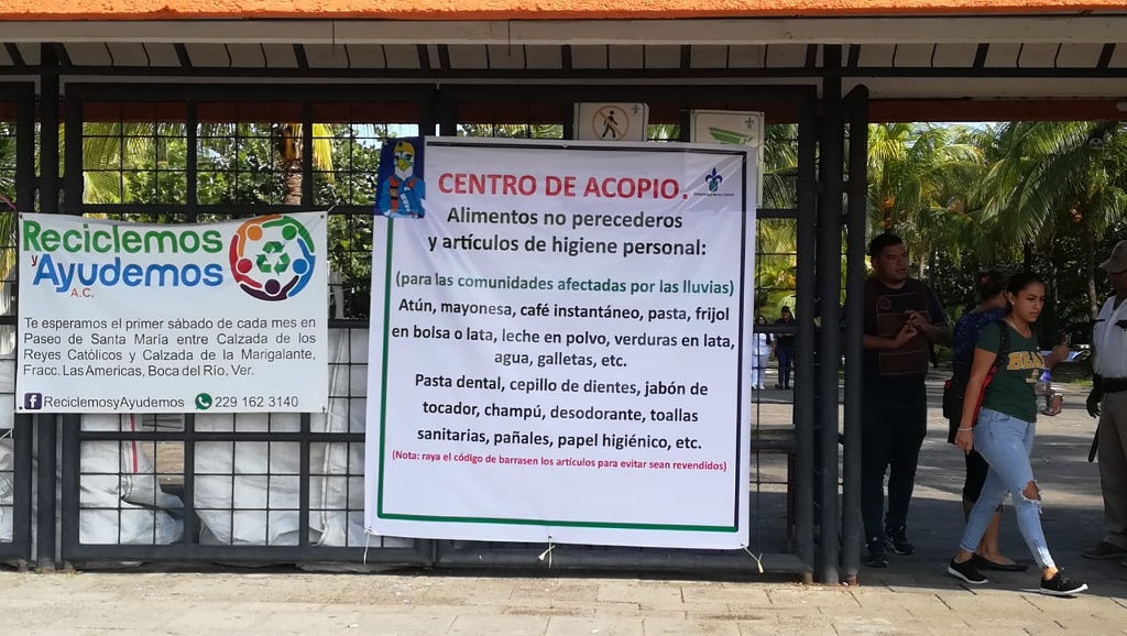 Imagen Abren centro de acopio en la UV para damnificados por las lluvias en Veracruz