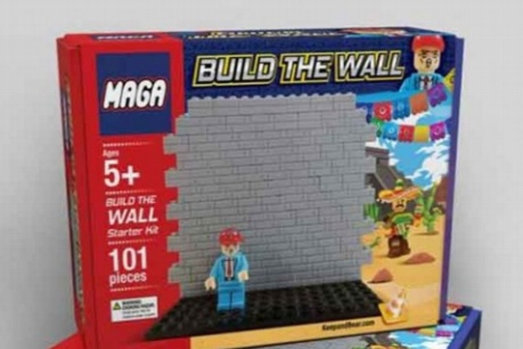 Imagen Lanzan en EU juguete de bloques de construcción para que niños construyan el muro de Trump