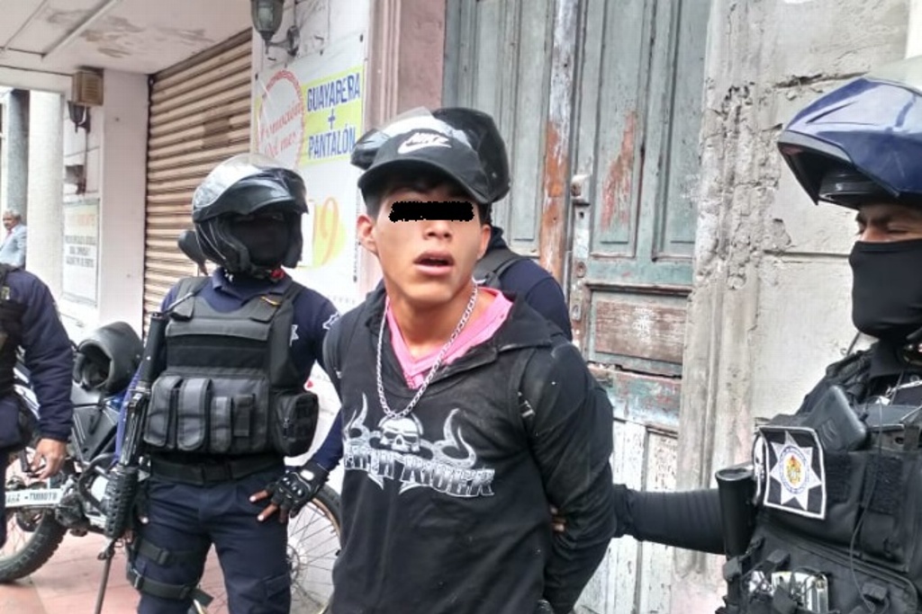 Imagen Capturan a presundo ladrón que arrebató mochila a joven en el centro de Veracruz