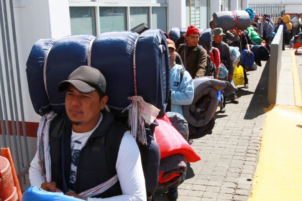 Imagen Migrantes se instalan en la Casa del Peregrino, en la CDMX