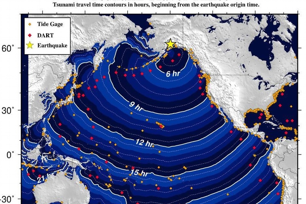 Imagen Alerta de tsunami tras sismo de 7 de magnitud en Alaska