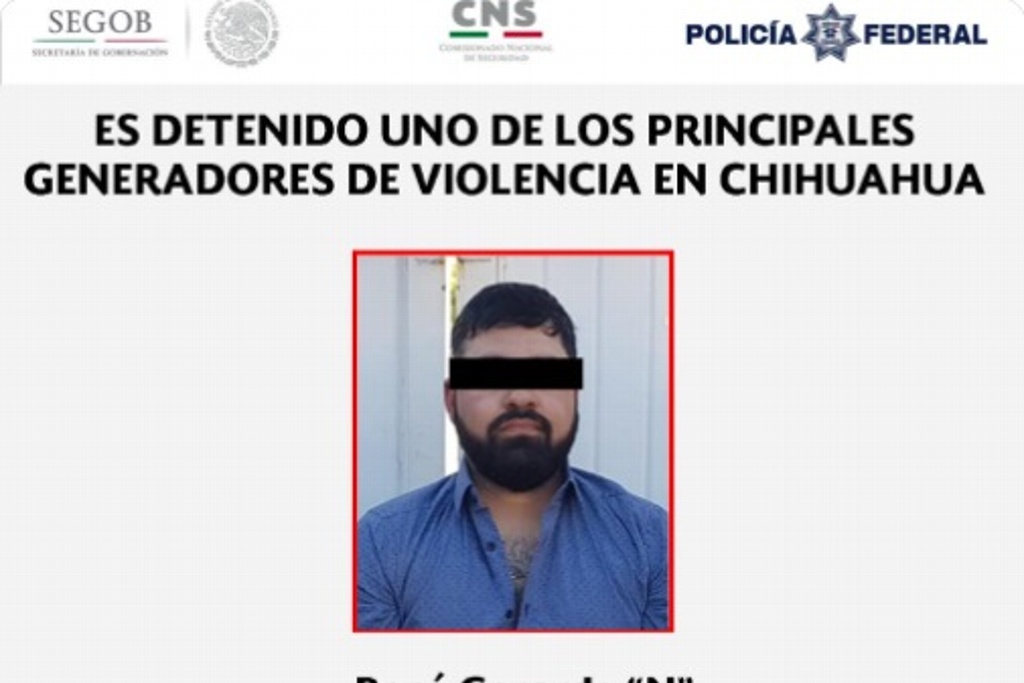 Imagen Detienen a líder delincuencial que operaba en Chihuahua