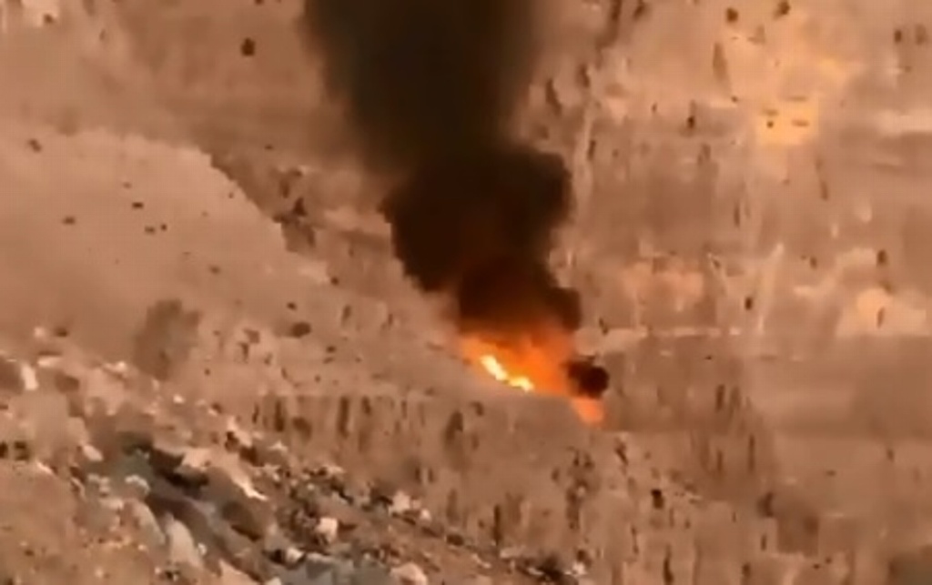 Imagen Se estrella helicóptero de rescate en Emiratos Árabes Unidos (+ video)