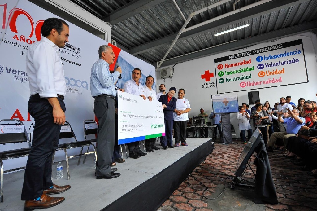 Imagen TenarisTamsa entrega donativo a la Cruz Roja Mexicana  