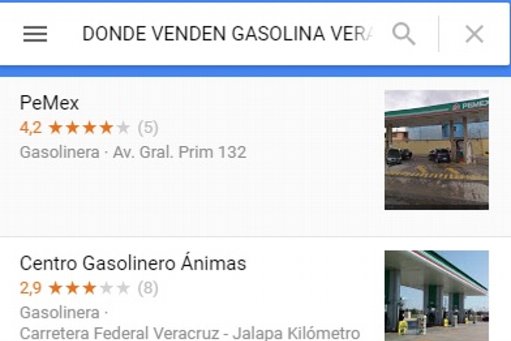 Imagen Google Maps te ayuda a saber dónde hay gasolina