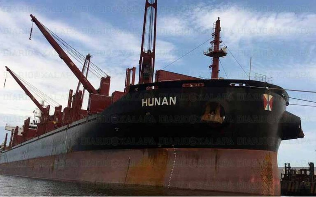 Imagen Hallan cargamento de droga en buque que llegó de Colombia a Tuxpan, Veracruz