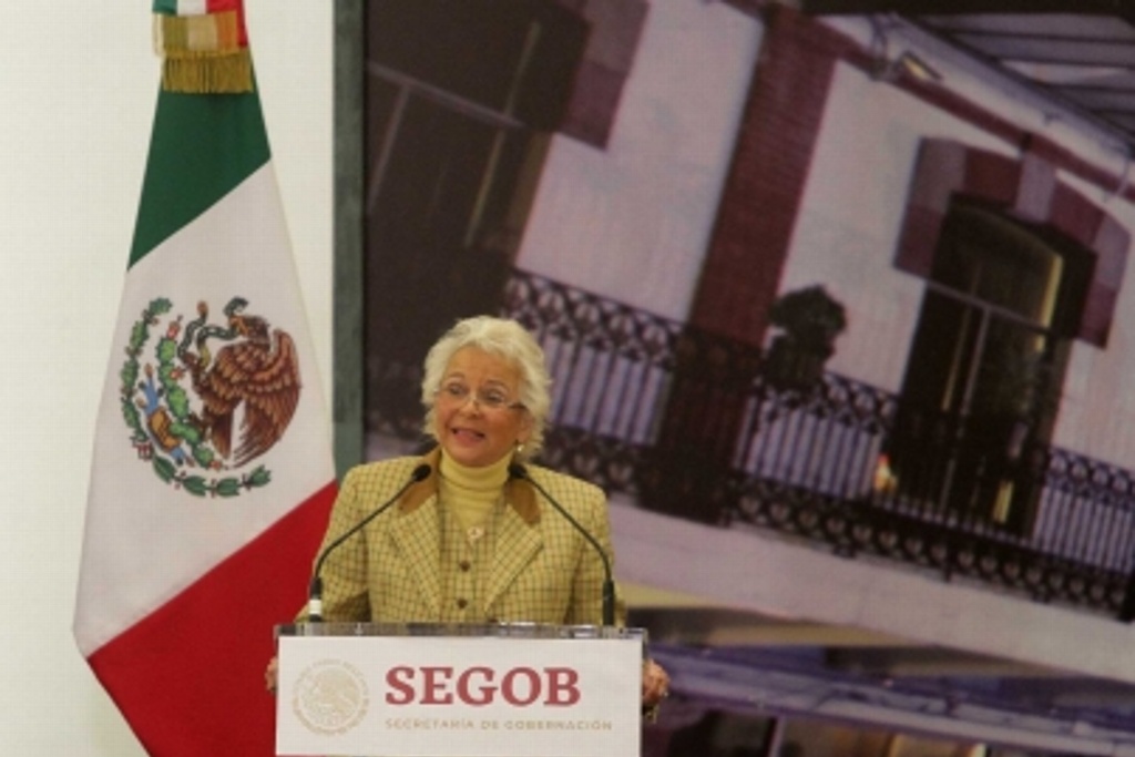 Imagen Sánchez Cordero presenta declaración patrimonial; reporta ingresos por 348 mil pesos mensuales