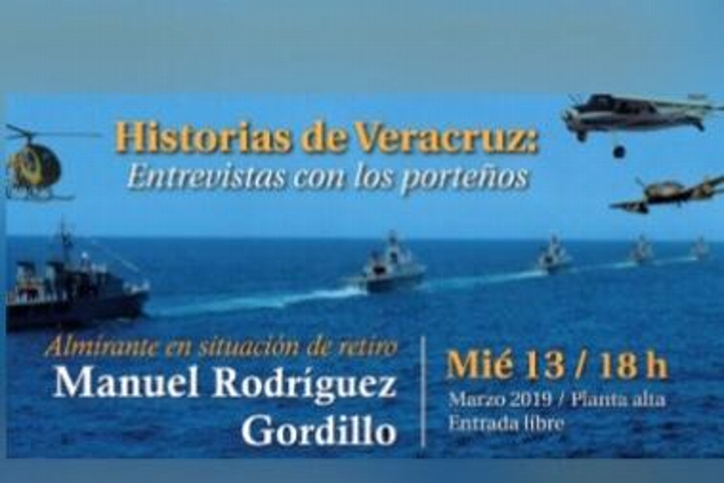 Imagen Presentarán charla sobre la historia de Veracruz y la Armada de México