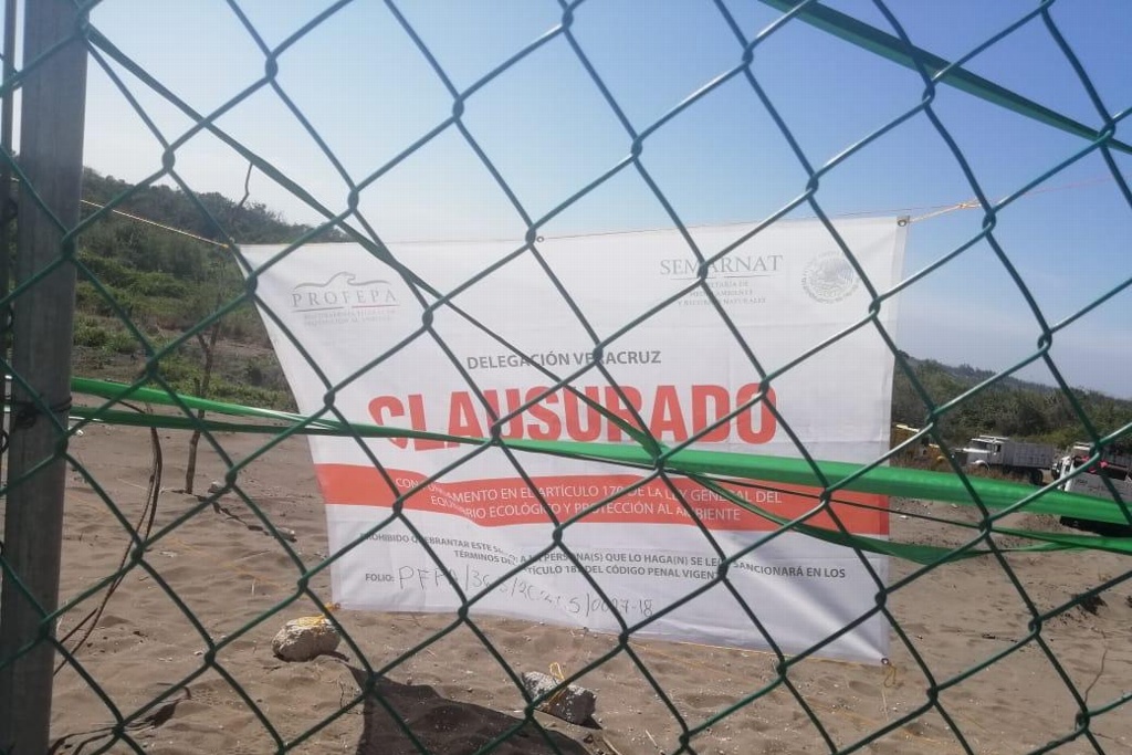 Imagen Clausura Profepa predio de proyecto residencial de Mandara, en Riviera Veracruzana 