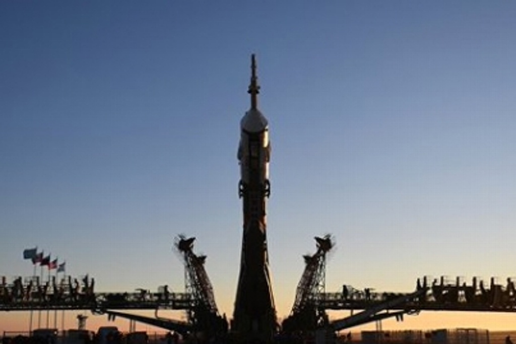 Imagen Despega nave espacial rusa Soyuz con suministro para estación espacial