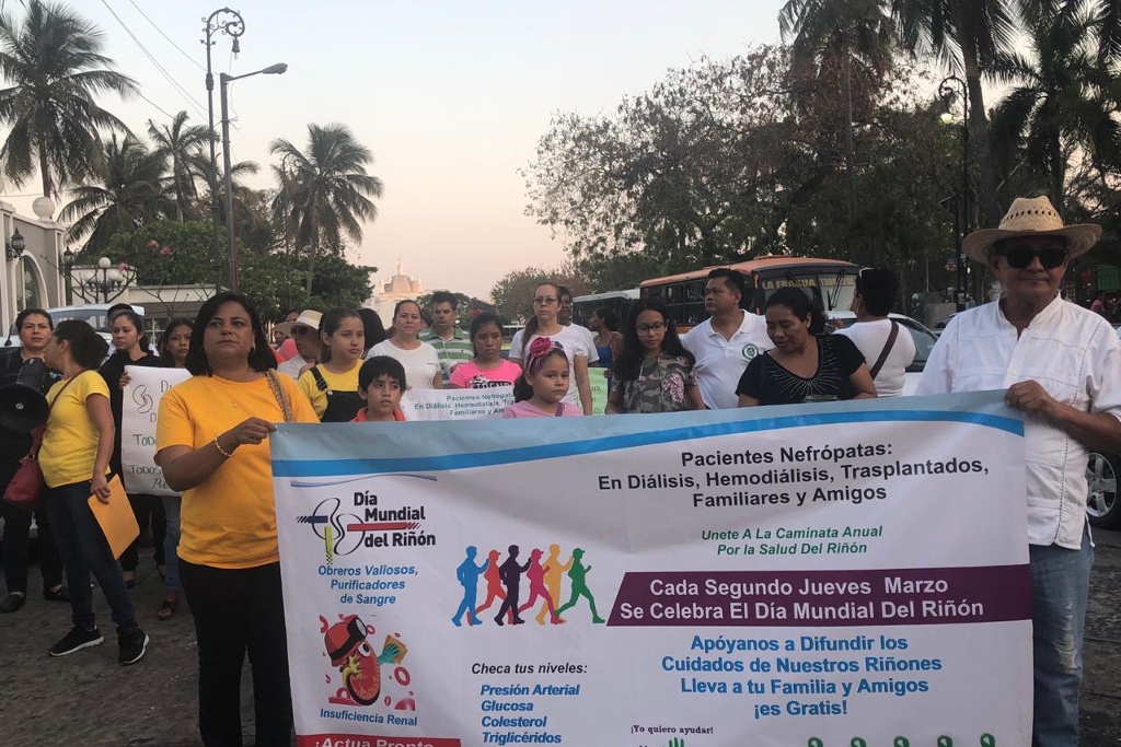 Imagen Realizan caminata en Veracruz por el Día Mundial del Riñón; buscan concientizar (+Vídeo)