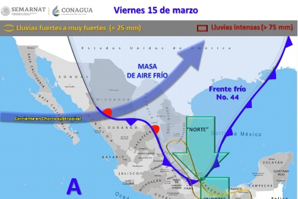 Imagen Viento y lluvia se prolongará hasta el martes con diferente intensidad en Veracruz: Meteorólogo