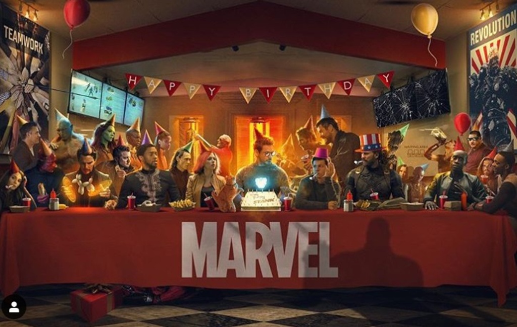 Imagen Festeja Robert Downey Jr su cumpleaños al estilo de “La última cena”