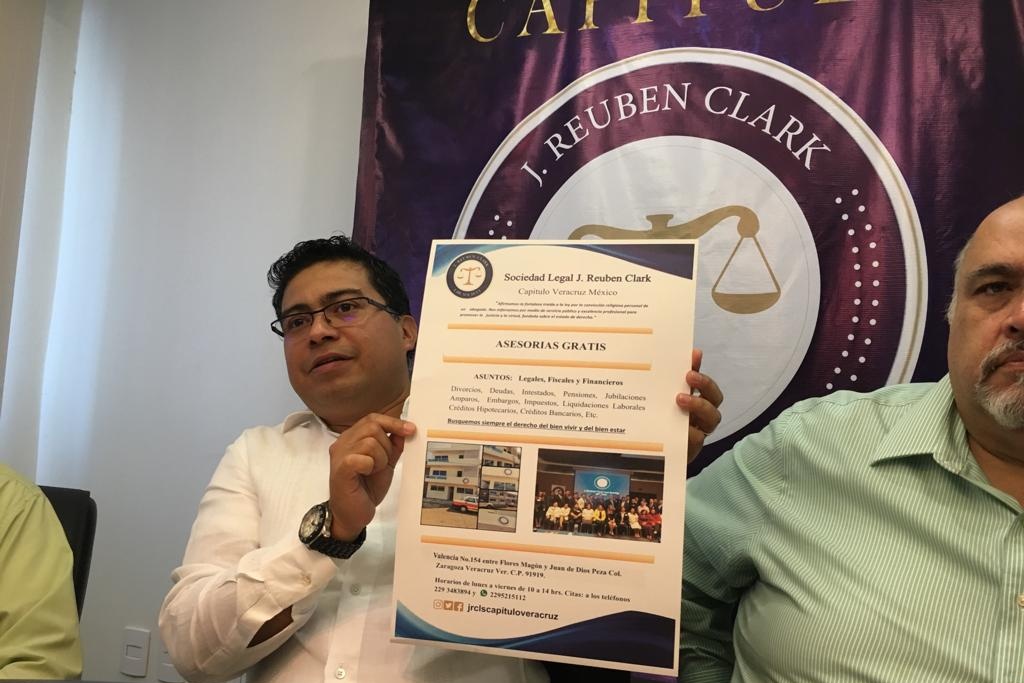 Imagen Asociación de abogados en Veracruz, dan servicios gratuitos a personas de escasos recursos