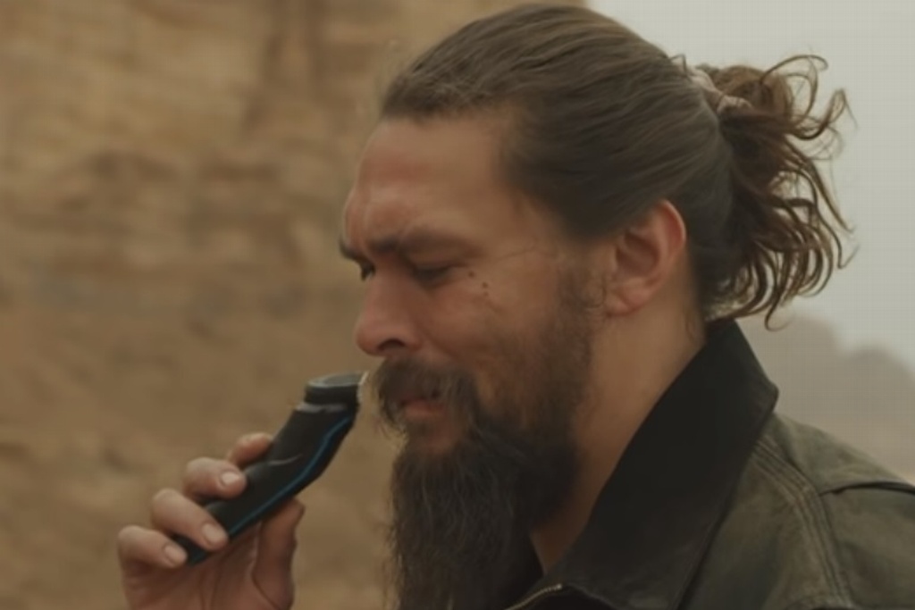 Imagen Se afeita la barba Jason Momoa después de 7 años (+Video)