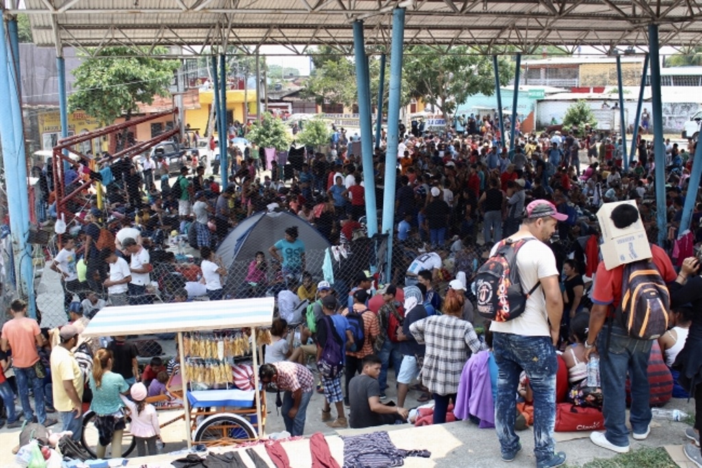 Imagen Rebasada capacidad de albergue para migrantes en Reynosa