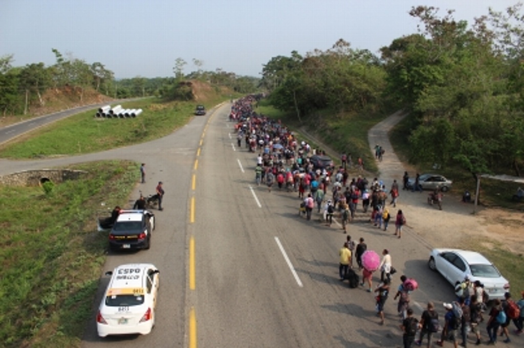 Imagen Migrantes arriban a municipios chiapanecos de Escuintla y Mapastepec 
