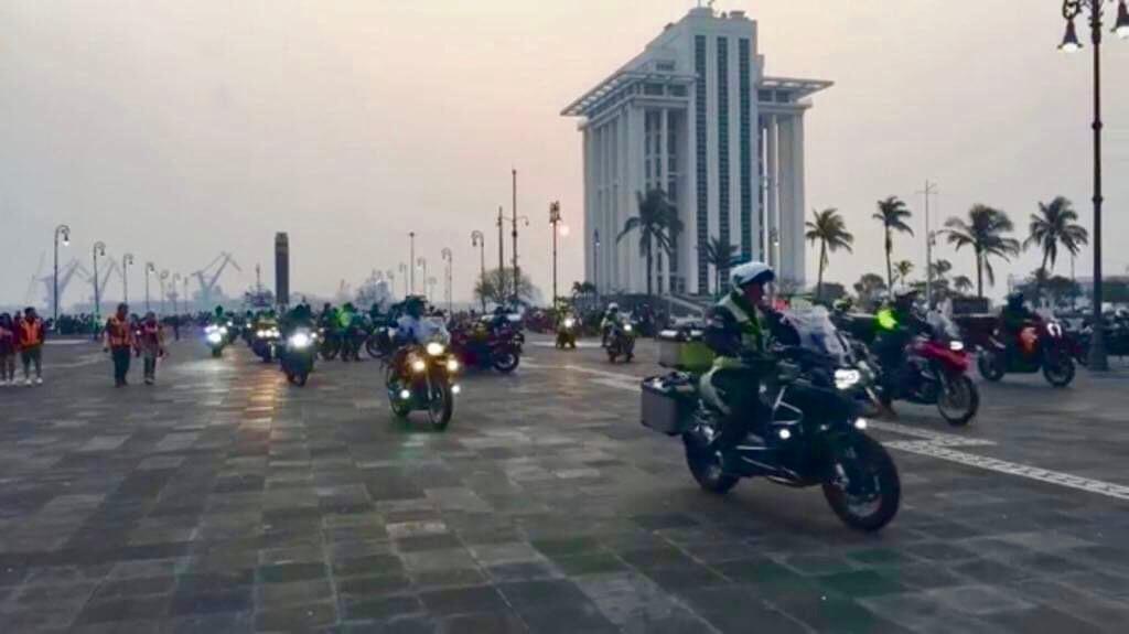 Imagen Más de mil motociclistas emprenden rodada de Veracruz hasta Acapulco 
