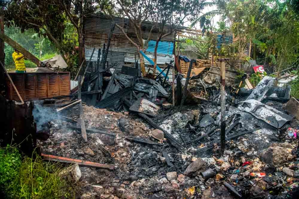 Imagen Se incendia vivienda en colonia de Veracruz