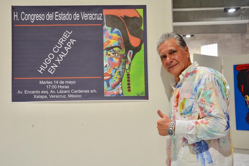 Imagen Expone el artista plástico Hugo Curiel en el Congreso de Veracruz (+fotos)