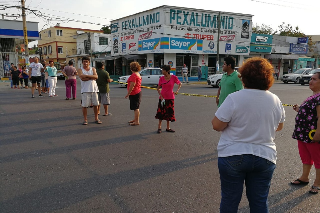 Imagen Protestan por falta de luz en Coatzacoalcos, Veracruz