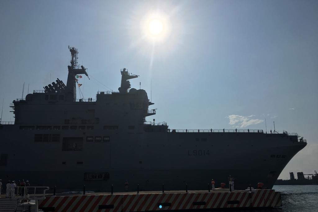 Imagen Ya llegaron los buques de la Armada de Francia al Puerto de Veracruz