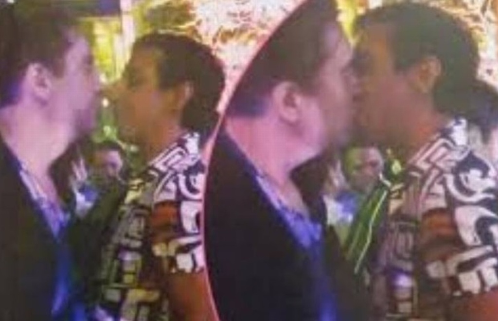 Imagen Captan a Daniel Bisogno besando a joven en antro gay