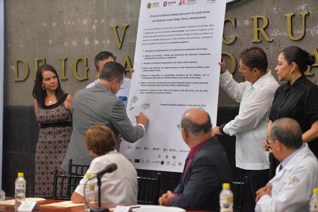 Imagen Secretaría de Gobierno de Veracruz firma alianza para prevenir la trata de personas