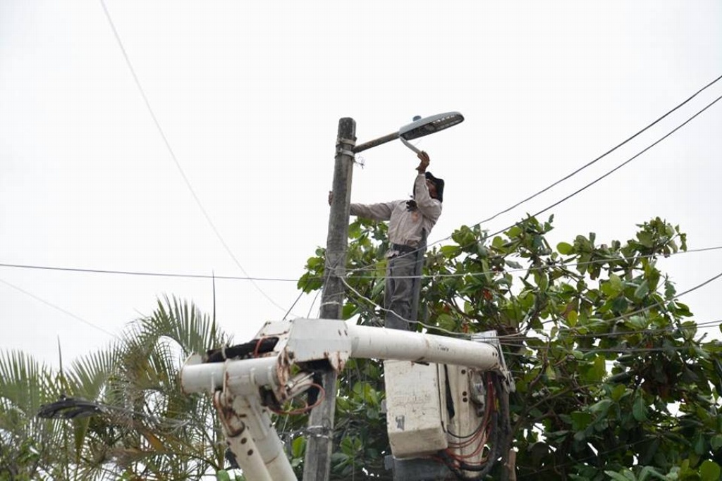 Imagen Se colocaron más de 44 mil luminarias de led en Veracruz: Servicios Municipales