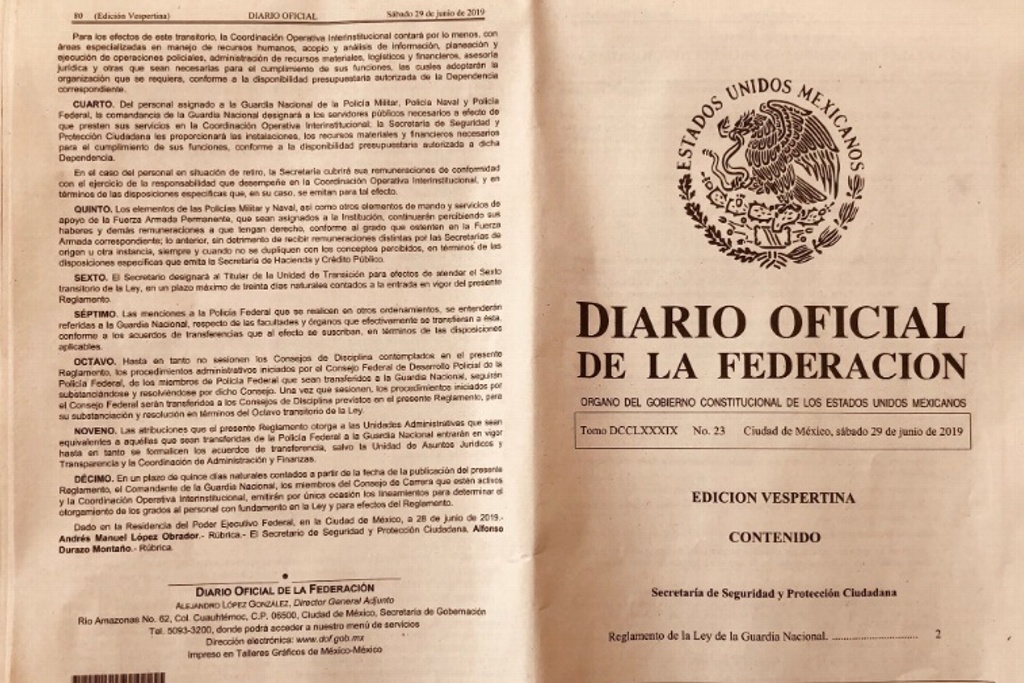 Imagen Se publicó la última edición impresa del Diario Oficial de Federación
