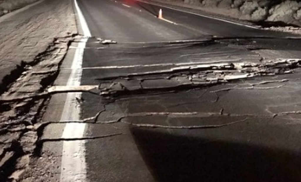 Imagen Sismo de California creó grieta gigante visible en imágenes de satélite (+foto)