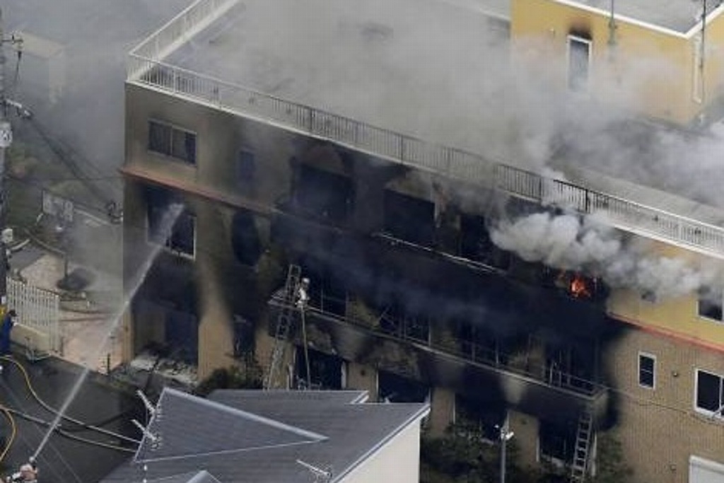 Imagen Mueren 13 personas en incendio en un estudio de anime en Japón