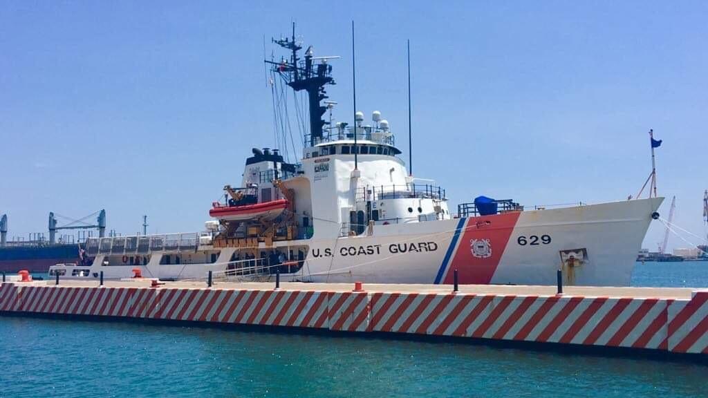 Imagen Arriba a Veracruz barco patrulla de la Guardia Costera de Estados Unidos