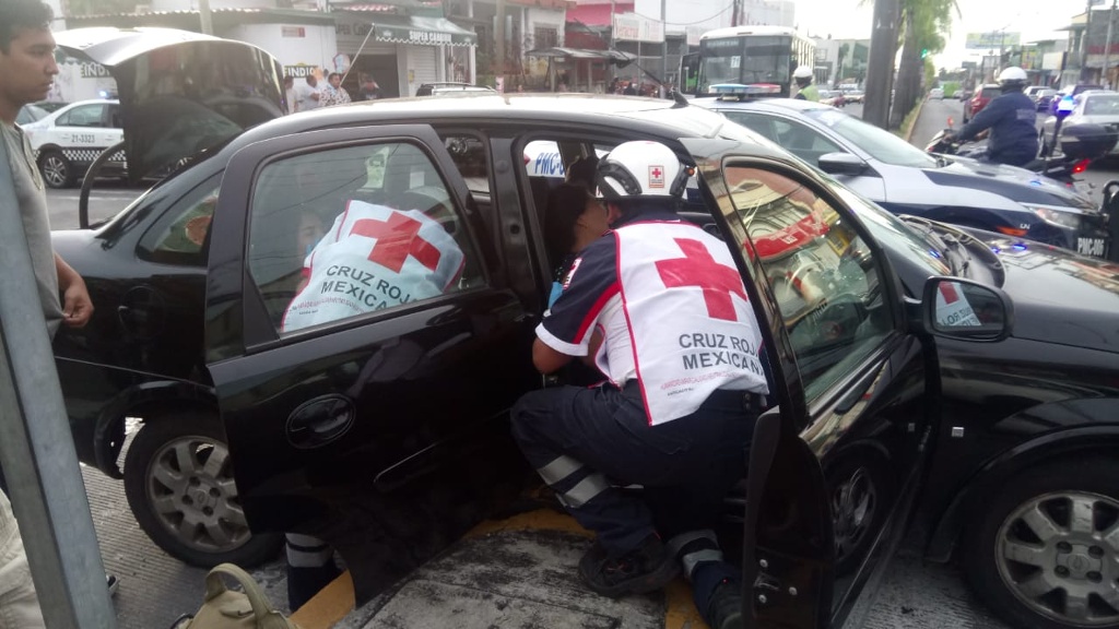 Imagen Cuatro lesionados en choque automovilístico en Córdoba, Veracruz