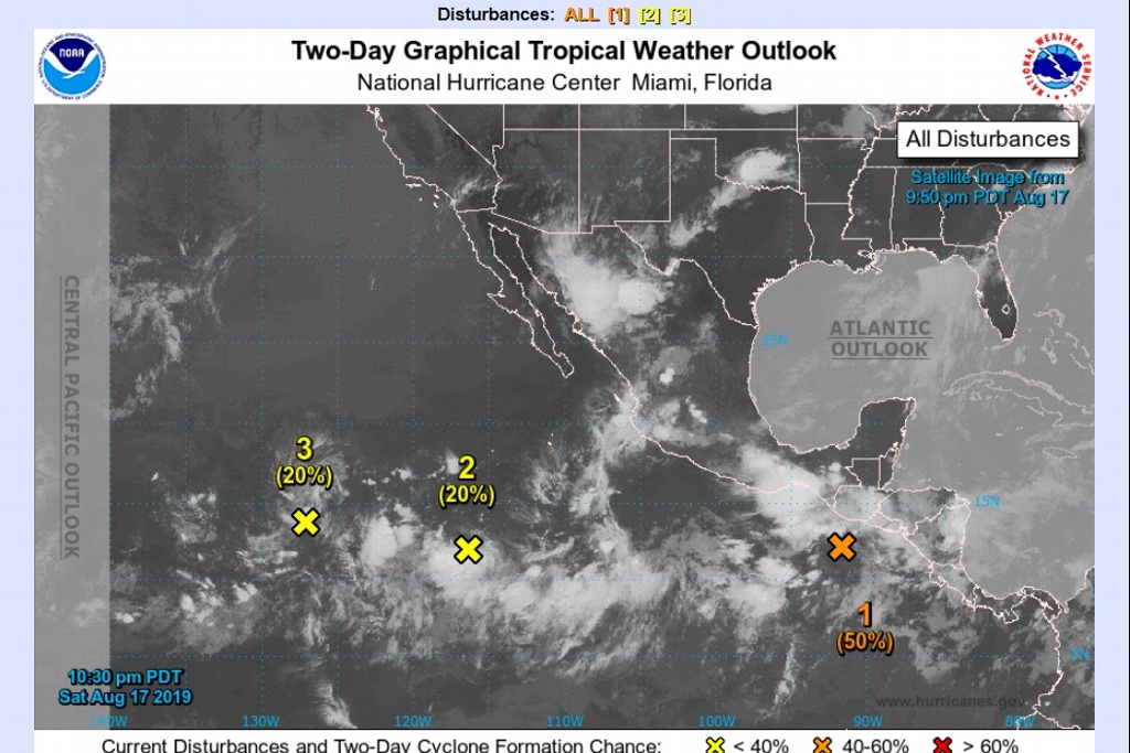 Imagen Avanza posible ciclón en el Pacífico
