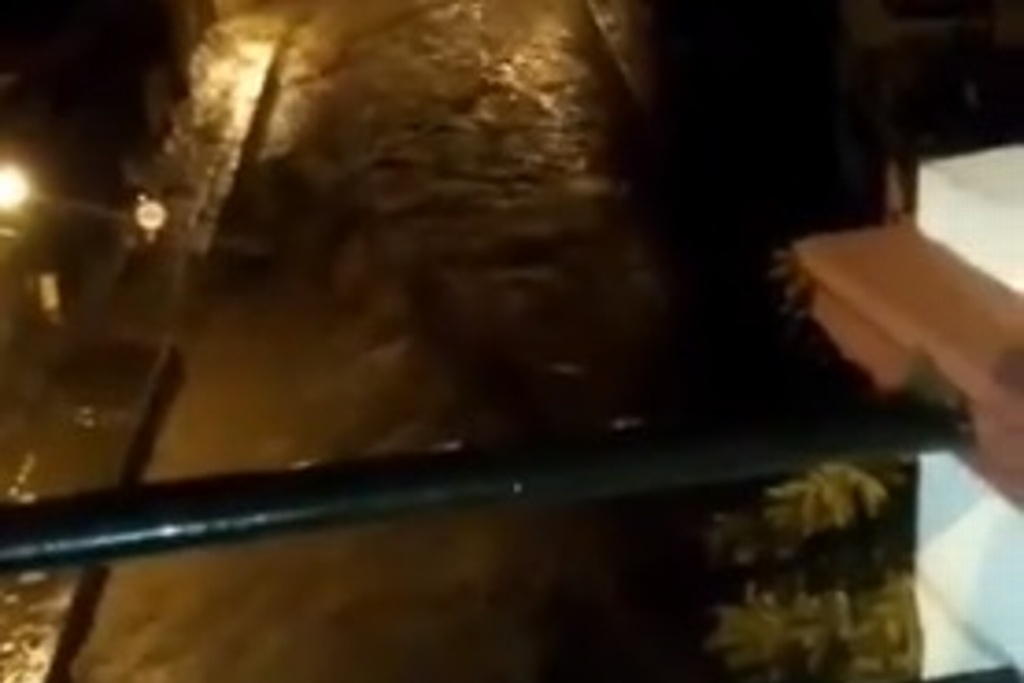 Imagen Fuerte lluvia 'casi' desborda río Orizaba (+video)