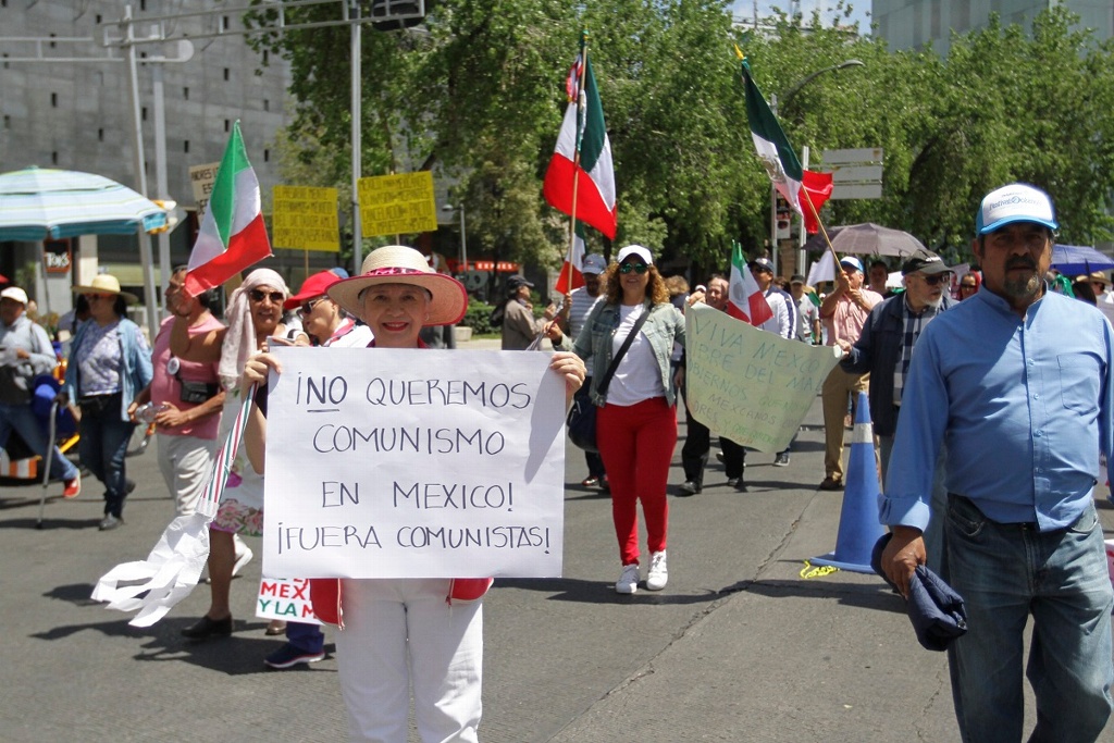 Imagen Realizan marchas contra Gobierno de AMLO